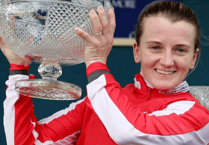 Hollie riding high after setting women's winners record