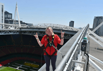 Principal officer flies across the capital for charity
