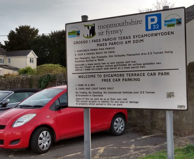 Peter Fox supports free parking in Monmouthshire