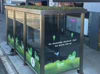 Green roofs sprout on new Powys bus stops