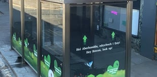Green roofs sprout on new Powys bus stops