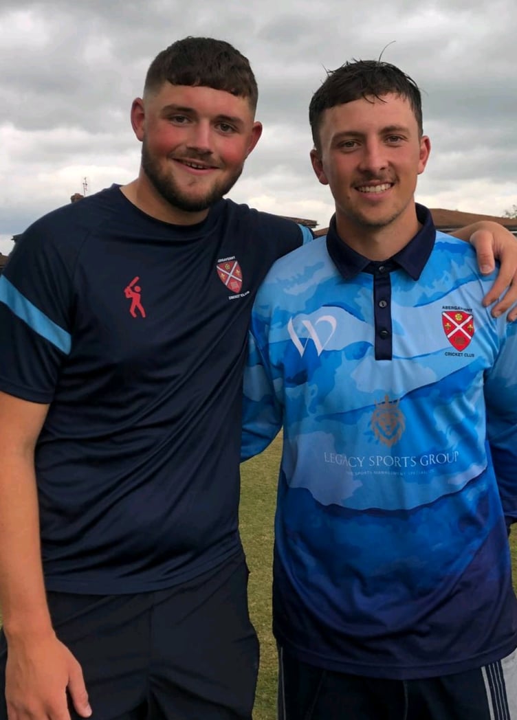 Tom Norton and Morgan Bevans shared a 164-run unbeaten stand for Abergavenny