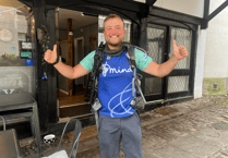 Man walking 1000-Mile passes through Monmouthshire