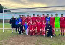 Champion Pennies pop the champagne after late goals secure title