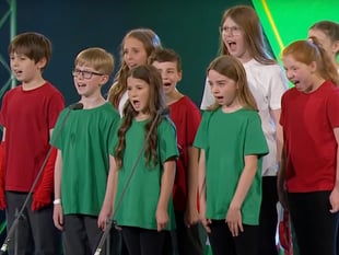 Cross Ash Primary celebrates Eisteddfod tiiumph