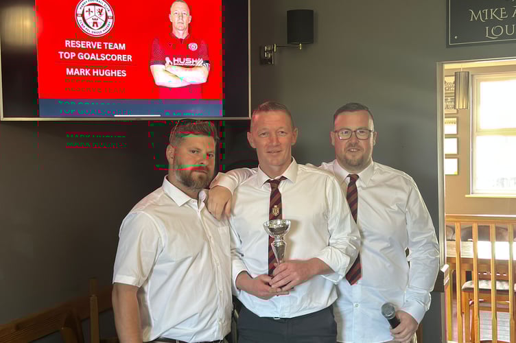 Mardy FC Reserve Team Top Scorer Mark Hughes