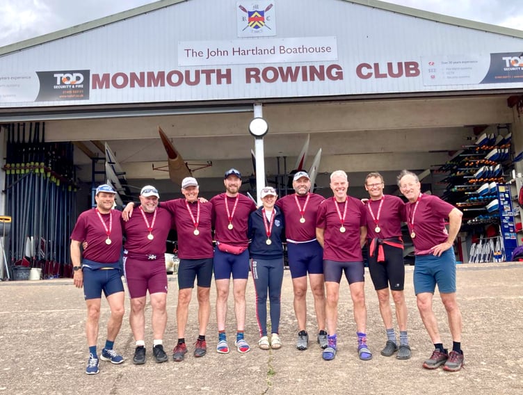 The Monmouth RC masters reunion 8 won the sprint Open 8s