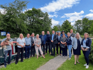 Committee visits Mon and Brec Canal