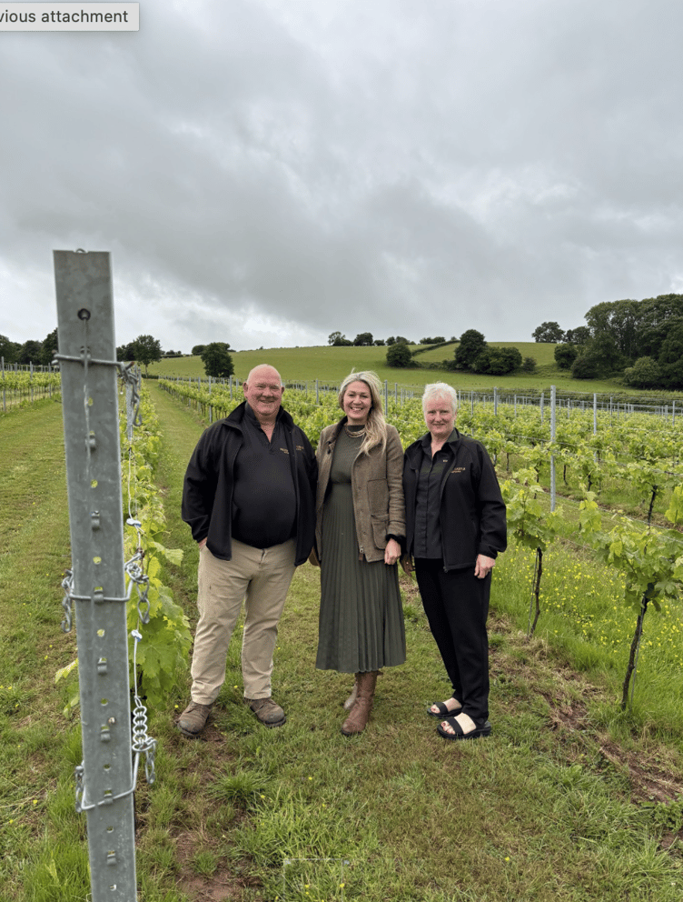 Photos of Laura Anne Jones at White Castle Vineyard.