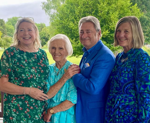 NGS Gwent Organiser at Mary Berry's 90th
