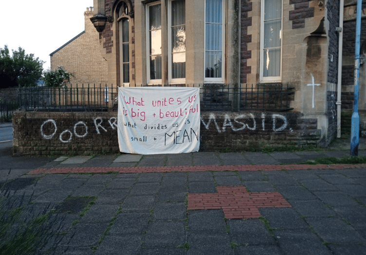 Response to Aber graffiti mosque