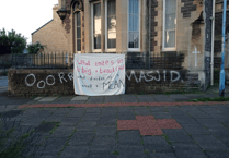 Response to 'No Masjid' graffiti