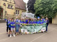 Cantref School students talk dairy production on Welsh Farming Week