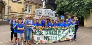 Cantref School students talk dairy production on Welsh Farming Week