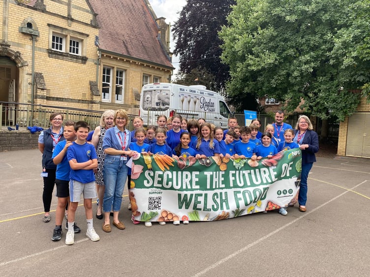 Welsh Farming Week cantref school