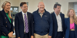 Transport secretary at A40 Raglan junction