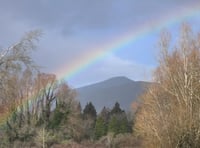 
Abergavenny man claims he’s seen what lies at the end of the rainbow!