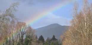 
Abergavenny man claims he’s seen what lies at the end of the rainbow!
