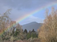 
Abergavenny man claims he’s seen what lies at the end of the rainbow!