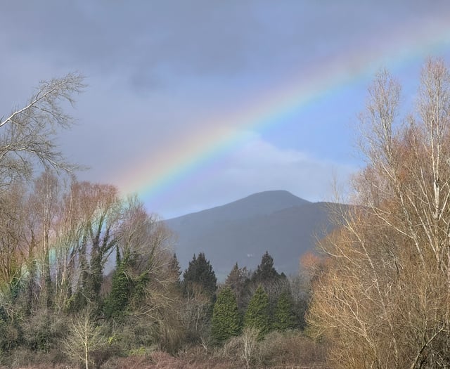 
Abergavenny man claims he’s seen what lies at the end of the rainbow!