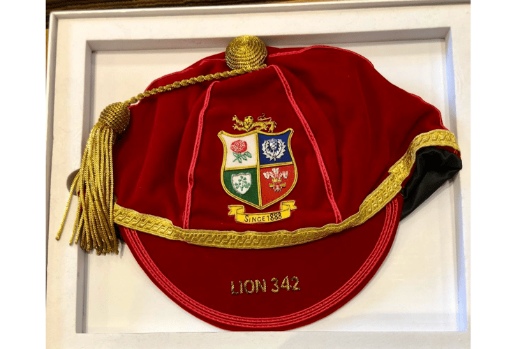 Russel Taylor's Lions cap