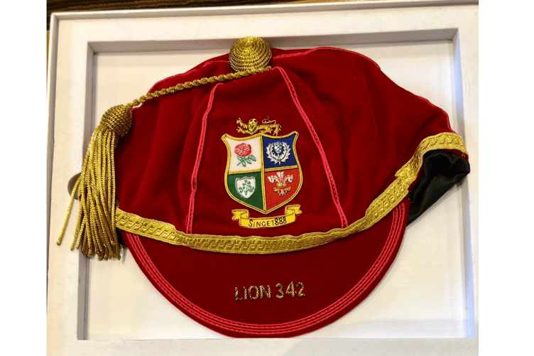 Russel Taylor's Lions cap