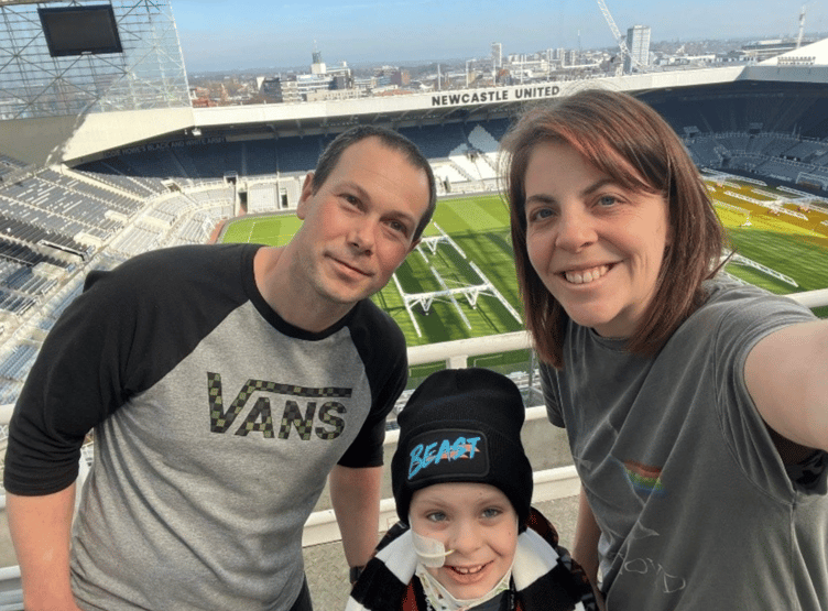 Jasper and his parents