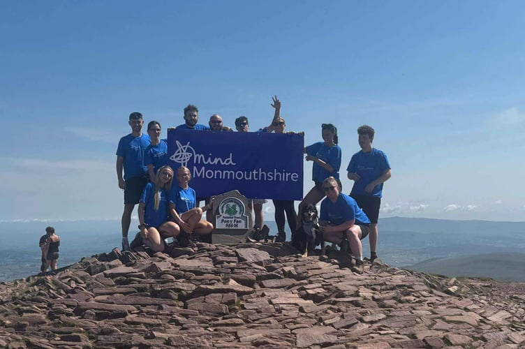 Estero Lounge team walked up Pen Y Fan for the mental health charity Mind UK 
