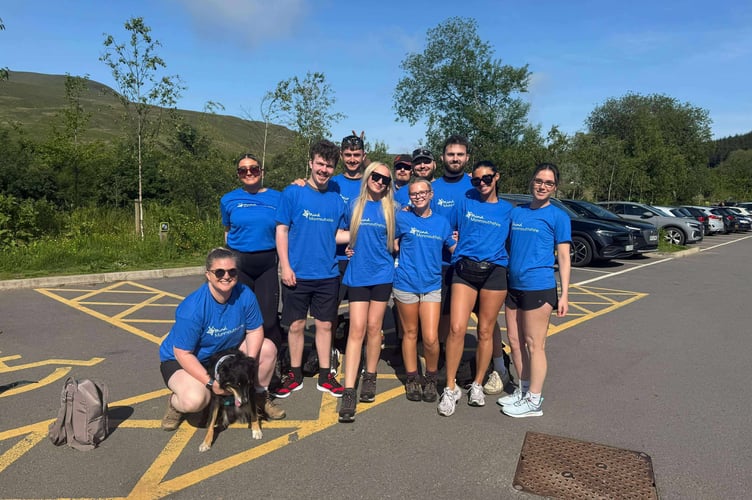 Estero Lounge walked up Pen Y Fan for mental health charity Mind UK