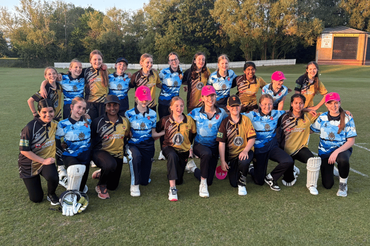 Abergavenny and Newport U14 girls enjoyed another competitive but friendly match 