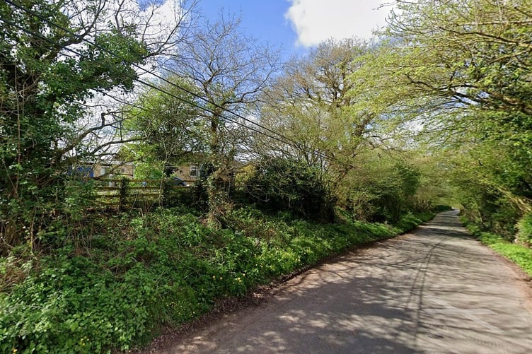 Highfield lies on a minor road near Pontrilas (from Google Street View)
