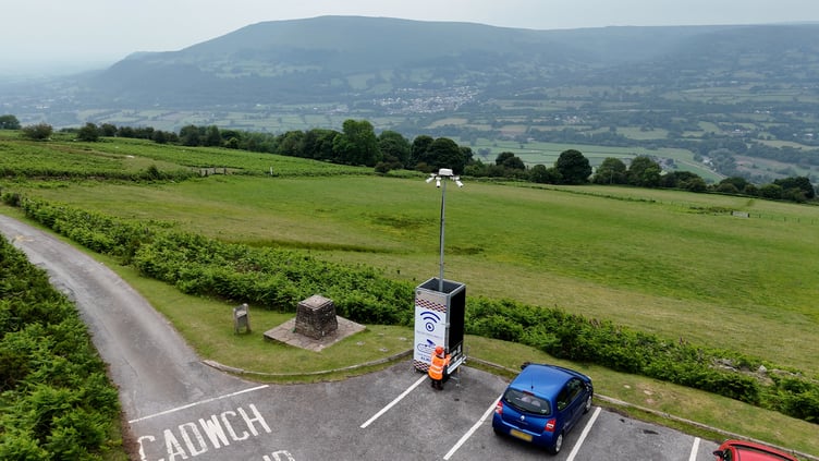 CCTV sugar loaf car park