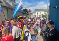 Rainbows among the ruins as Aber Pride become kings and queens of the castle