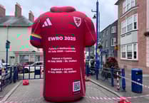WATCH: Welsh Ladies football shirt runs riot in Aber