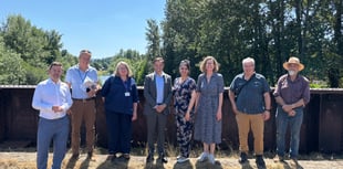 Welsh Government visit to proposed path between Usk and Pontypool