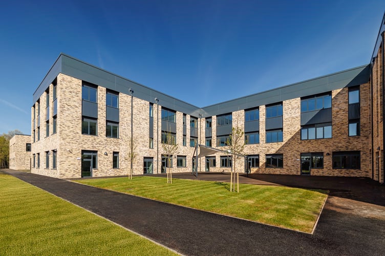 Morgan Sindall Construction King Henry VIII 3-19 School at Old Hereford Rd, NP7 6EP, Abergavenny, Monmouthshire, Wales on 16 April 2025. Photo: Adam DaviesÂ©2025 Adam Davies Photography, All Rights Reserved.