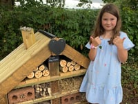 Buzzing with excitement as bug hotel design unveiled at  church