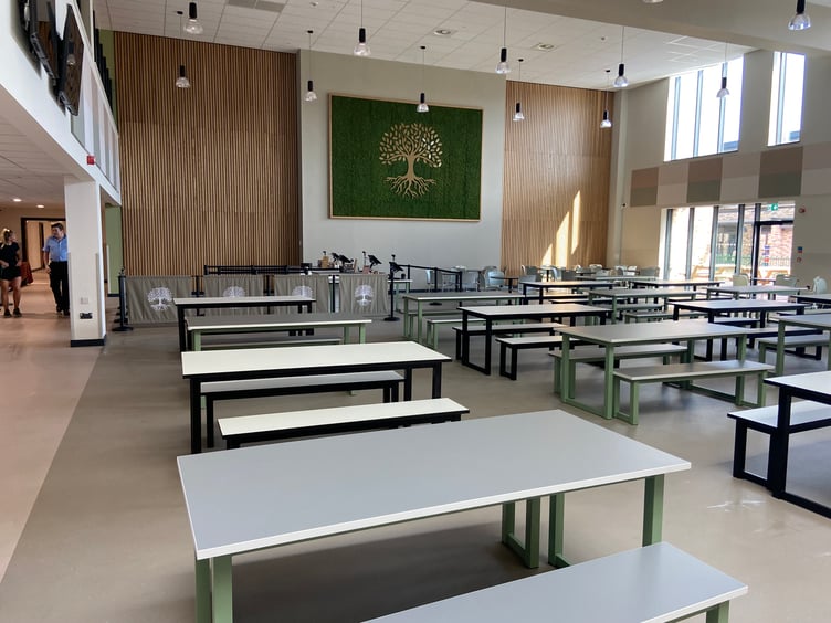 New KHS canteen inside