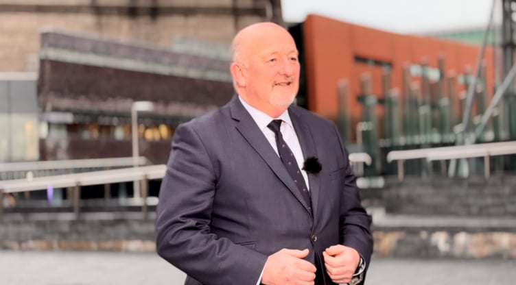 Peter Fox in Cardiff Bay