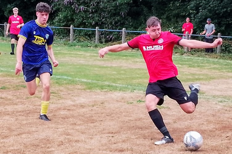 Owen Vaughan had an influential game for Mardy