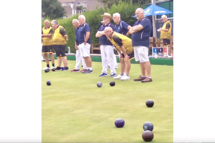 It was all eyes for the next delivery as Gilwern took on league leaders Newport Athletic