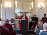 Abergavenny Mayor holds in Civic Ceremony