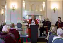Mayor of Abergavenny speak at Civic Ceremony