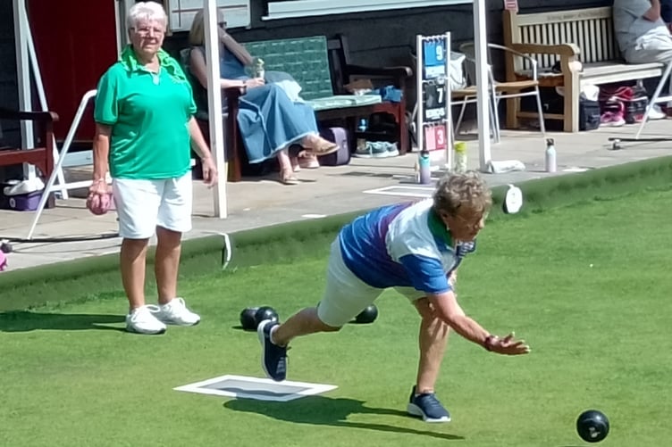 Aber's ladies finished second in the league after a win at Caldicot.  File photo Abergavenny Bowling Club