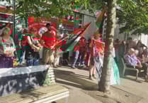 WATCH: The PSC holds Gaza protest in Abergavenny