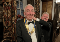 Crickhowell Rotary Club welcomes new President at Bear Hotel ceremony