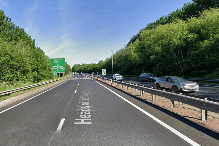 Hardwick roundabout from a465