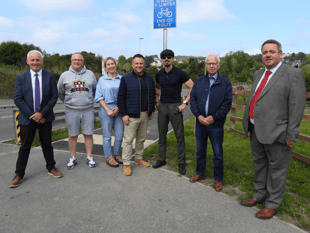 Hopes people in Brynmawr will leave car at home as new path completed