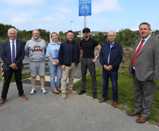 Hopes people in Brynmawr will leave car at home as new path completed
