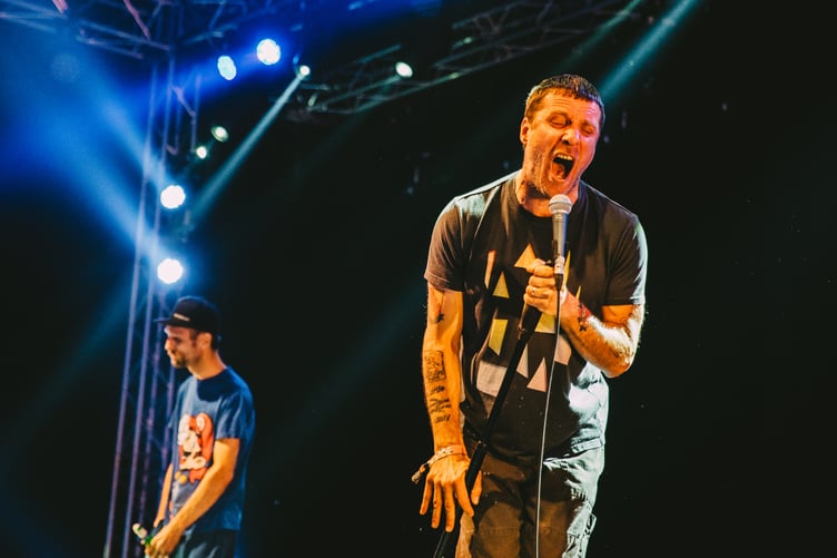 The Sleaford Mods in the Far Out tent